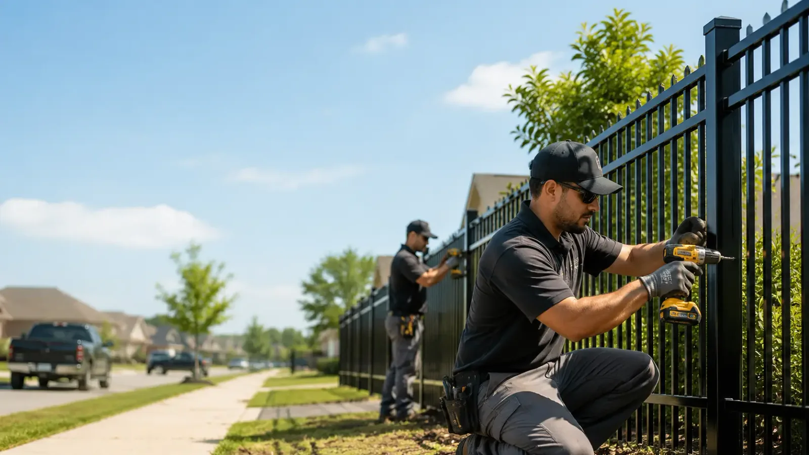 Metal Fence Installation in Christiansburg, VA